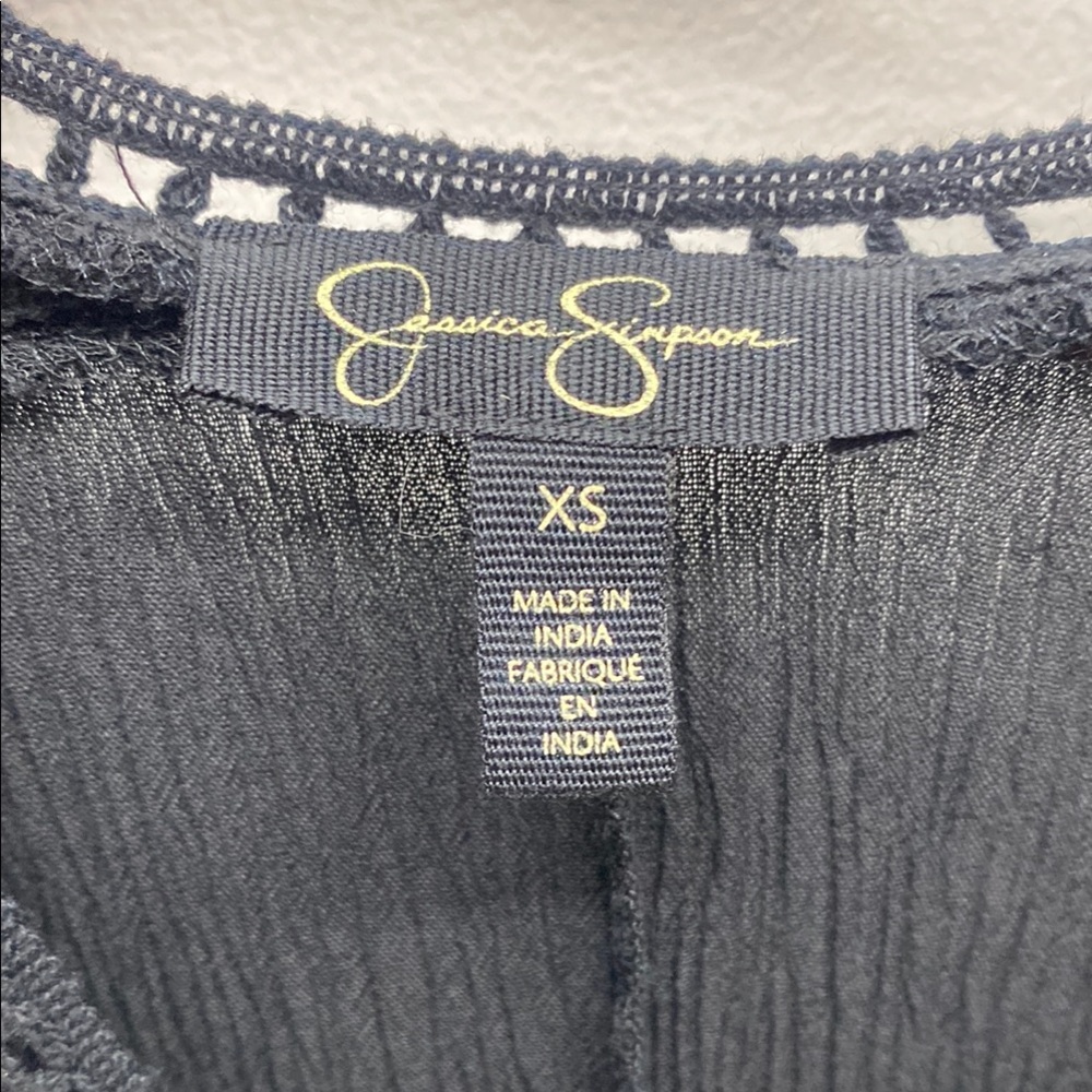 Jessica Simpson Black Lace Sleepwear